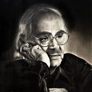 نقاشی پرتره رسام عربزاده اثر مریم منصوری